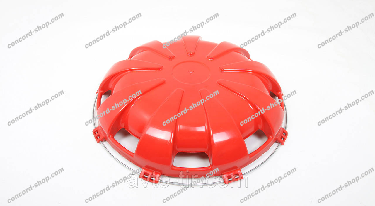 Ковпак пластиковий на переднє колесо 22.5 (червоний), фото 1