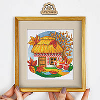 Набір для вишивки хрестиком VOLOSHKA Українська хатинка. Листопад
