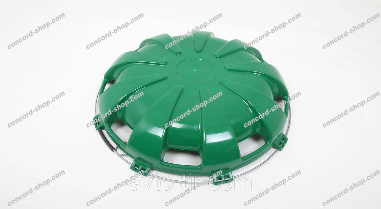 Ковпак пластиковий на переднє колесо 22.5 (зелений), фото 1