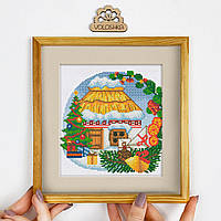 Набір для вишивки хрестиком VOLOSHKA Українська хатинка. Жовтень