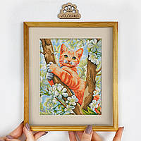 Набір для вишивки хрестиком VOLOSHKA Рудий кіт