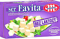 Сыр Ser Favita Salatkowy 45% Mlekovita 270г