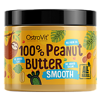 Арахісова паста Peanut Butter 100% Smooth OstroVit 500 г