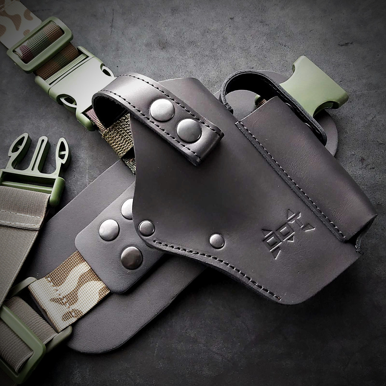 Кобура на стегно/ремінь для BERETTA 92 чорна