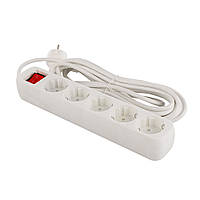 Мережевий фільтр СolorWay 5 розеток/5M White (CW-PSEA55W)