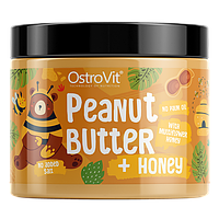 Арахісова паста Peanut Butter + Honey OstroVit 500 г