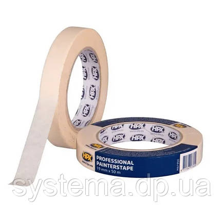 НРХ 60°С - 25мм х 50м- професійна малярська стрічка (скотч), фото 1