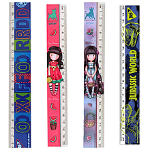 Лінійка YES 20cм. пласт. з малюнком