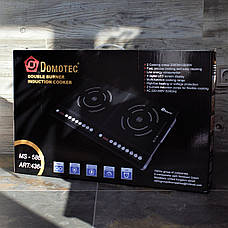 Електропліта індукційна на 2 конфорки 4000 Вт DOMOTEC MS-5862, фото 5