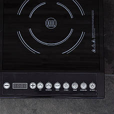 Електропліта індукційна на 2 конфорки 4000 Вт DOMOTEC MS-5862, фото 4