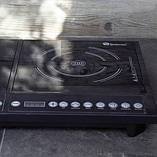 Електропліта індукційна на 2 конфорки 4000 Вт DOMOTEC MS-5862, фото 3