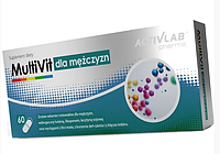 Витамины и минералы Activlab Pharma MultiVit for Men 60 капсул