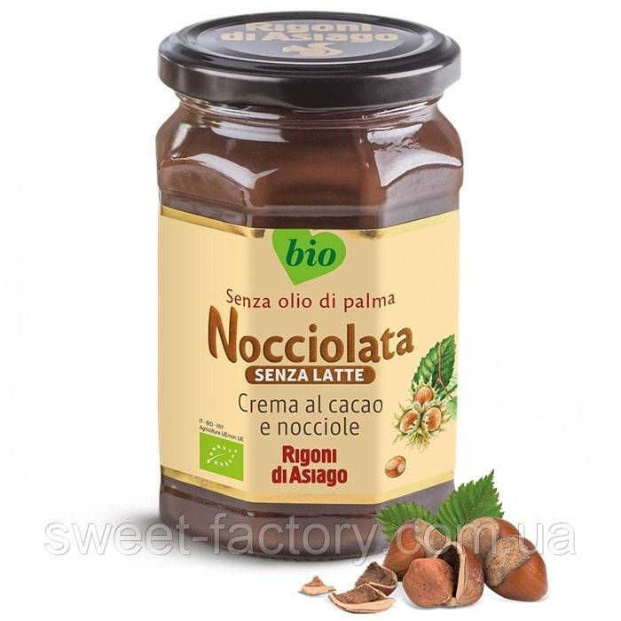 Шоколадна паста Nocciolata Bio Senza Latte Какао Фундук 650g, фото 1