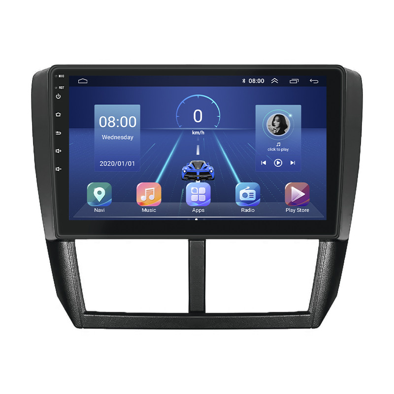 Стандартне радіо Леско для Subaru Forester III 2007-2011 екран 9 "2/32gb 4G Wi-Fi GPS TOP, фото 1