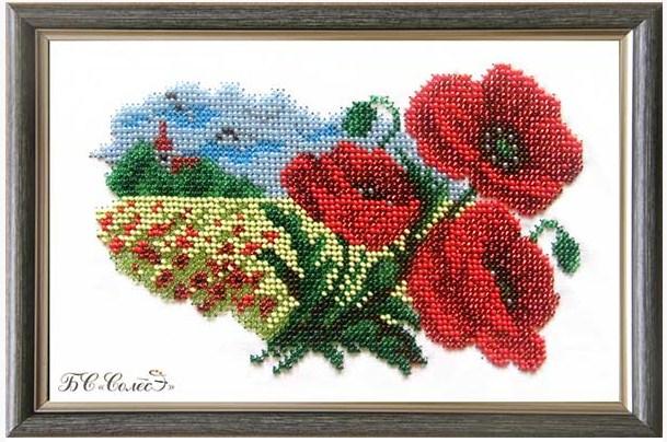 Схема для вишивки бісером Липень БС Солес
