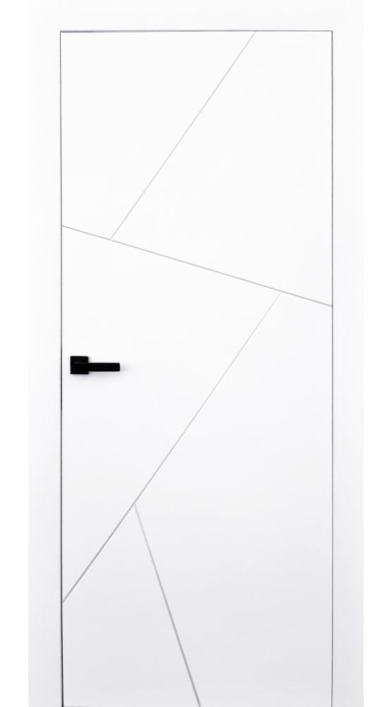Двері міжкімнатні білі Модель Сплінт полотно  Фарба  600х700х800х900х2000 мм
