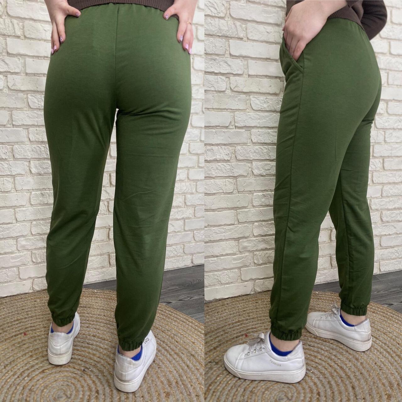 Комфортні жіночі штани, тканина "Трикотаж" 46, 52, 56 розмір 46