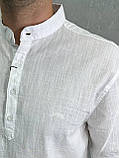Чоловіча сорочка з коротким рукавом Armani H3568 біла, фото 2