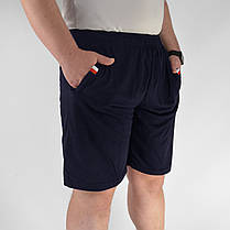 Шорти чоловічі трикотажні зі змійками на кишенях Бриджі чоловічі на (Угорщина) TOVTA Синій колір M, фото 3