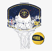 Міні-щит дитячий баскетбольний Wilson NBA Team Mini Hoop Denver Nuggets (WTBA1302DEN)