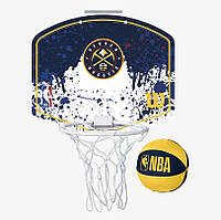 Мини-щит детский баскетбольный Wilson NBA Team Mini Hoop Denver Nuggets (WTBA1302DEN)