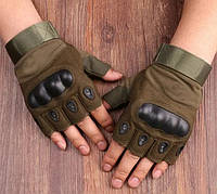 Прочные тактические защитные перчатки беспалые, военные штурмовые походные армейские с вставками, GS95