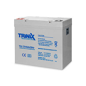 Акумуляторна батарея TGL12V45Ah/20Hr TRINIX GEL