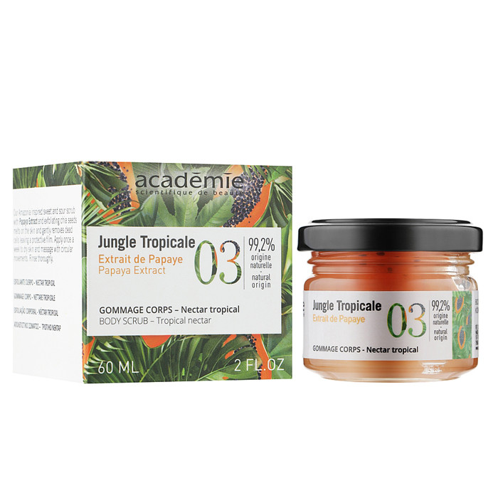 Скраб для тіла «Тропічний нектар» Academie Jungle Tropicale Body Scrub Tropical Nectar, фото 1