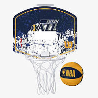 Міні-щит дитячий баскетбольний Wilson NBA Team Mini Hoop Utah Jazz (WTBA1302UTA)