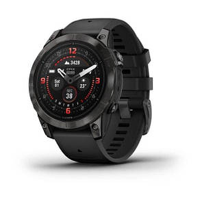 Garmin Epix Pro (Gen 2) Sapphire Edition (47мм) карбоново-сірий титановий DLC з чорним ремінцем