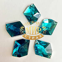 Космік акриловий Blue Zircon 16х20 mm*1 шт.