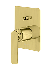 Душева система KOHLMAN EXPERIENCE 30 BRUSHED GOLD + BOX прихованого монтажу *, фото 4