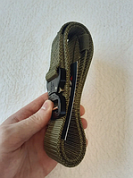 Тактический ремень ЗСУ с металлической пряжкой кобра для повседневного ношения, оливковый, SP13