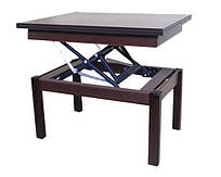 Стіл-трансформер Флай Венге журнально-обідній із підіймальним механізмом для кухні та вітальні
