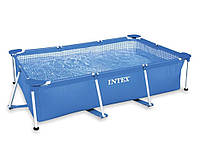 Тент із ПВХ для каркасних прямокутних басейнів Intex 28038 Pool Covers || Довжина 300см Х Ширина 200см