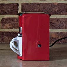 Крапельна кавоварка DOMOTEC MS-0705 Червона 500Вт, 2 керамічні чашки по 150мл, фото 3