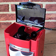 Крапельна кавоварка DOMOTEC MS-0705 Червона 500Вт, 2 керамічні чашки по 150мл, фото 4