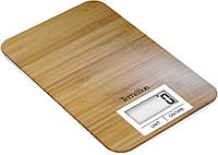 Цифровые кухонные весы Terraillon Natural Bamboo тара, превращение жидкости, емкость макс. 3 кг. Кухонные ве