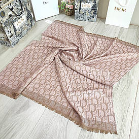 Хустка з принтом Dior тонкий кашемір