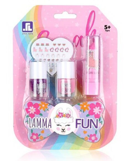 Набір лаків і помада для дівчинки