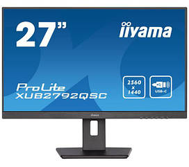 Монітор iiyama ProLite XUB2792QSC-B5 27" 2K IPS 75 Гц 4 мс