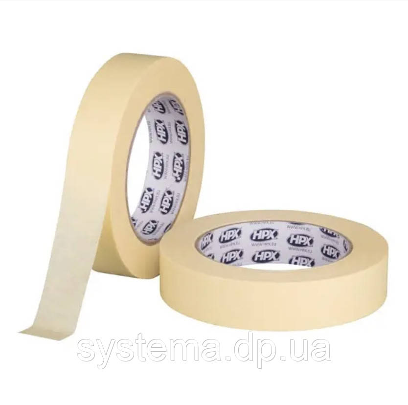НРХ 110°С -25мм x 50м - високотемпературна авто малярська стрічка (скотч)