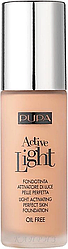 Тональна основа Pupa Active Light — Light Activating Foundation No030 Natural Beige 30 мл