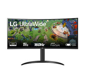 LG 34WP65CP-B 34" UWQHD VA 160 Гц 1 мс вигнутий ігровий монітор