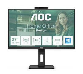 Монітор AOC Q27P3CW з веб-камерою 27" 2K IPS 75 Гц 4 мс