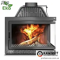 Каминная топка KAWMET W17 Dekor EKO с правым стеклом, без рамы - 16,1 кВт