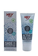 Водоотталкивающая пропитка для обуви HeySport Active-Polish 75ml, Черный (для кожи, текстиля, мембран)