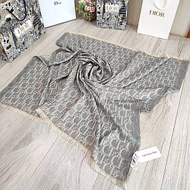 Хустка із принтом Dior тонкий кашемір
