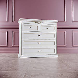 Комод в спальню вітальню на 5 шухляд Грація дерев`яний сучасний тумба для речей білизни одягу комоди для спальні