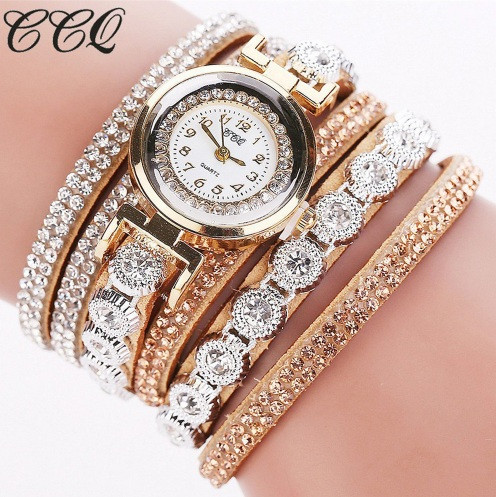 Crystal diamond watch cheap